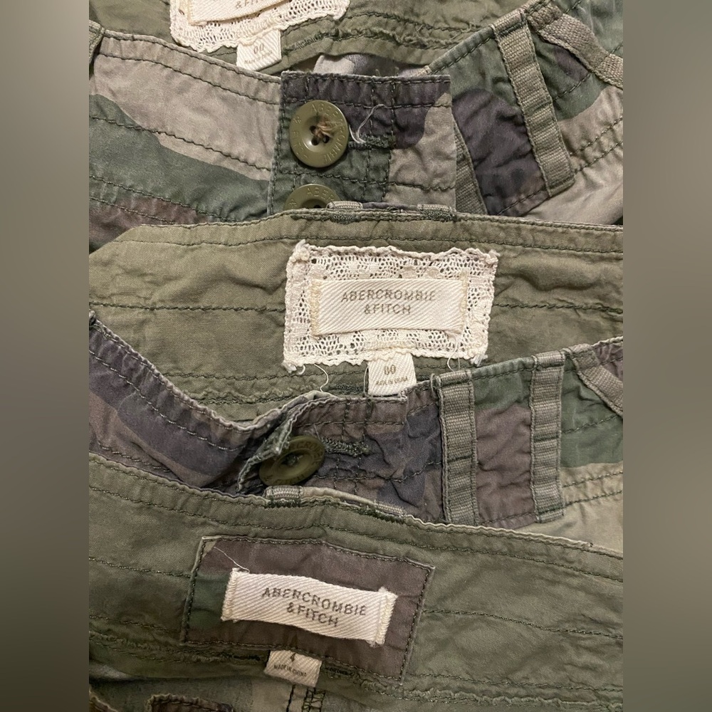 Y2k vintage Abercrombie camo low rise mini skirt - Picture 16 of 16